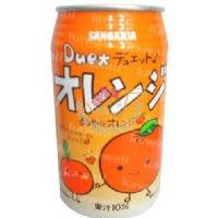 日本三加利香橙味果汁飲料350毫升