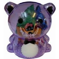 日本卡通錢(qián)罐果汁糖小紫熊100克