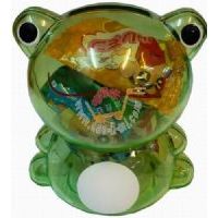 日本卡通錢罐果汁糖小青蛙100克