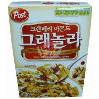 韓國(guó)POST早餐麥片(紅果杏仁)/350克