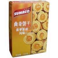 素瑪哥曲奇餅干(菠蘿果醬風(fēng)味)100克