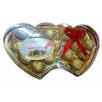 菲浦頓威化可可脂巧克力雙心200克