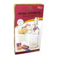 莎德樂香橙白蘭地酒心牛奶巧克力127克