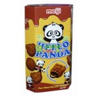 明治熊貓雙重巧克力夾心餅干(黃)50克