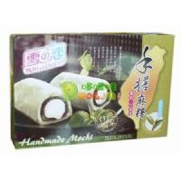 雪之戀手搓麻糬(綠茶牛奶)盒裝150克