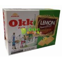 OKK蘇打夾心餅(檸檬味)216克