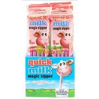 快妙牛奶魔力吸管顆粒糖(草莓味)(30gX20小包)